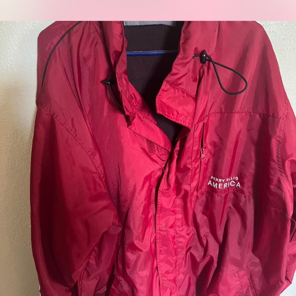 Perry Ellis America Active Red Jacket